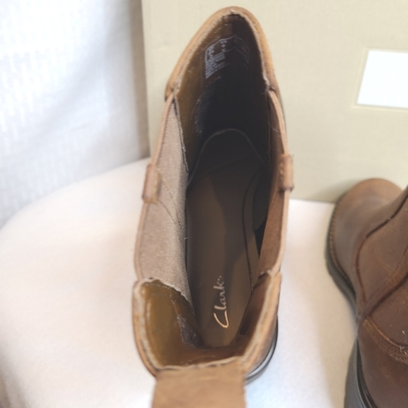 Clarks Leather Boots Orinoco Club Ankle Booties 6 NWOT - Picture 5 of 7